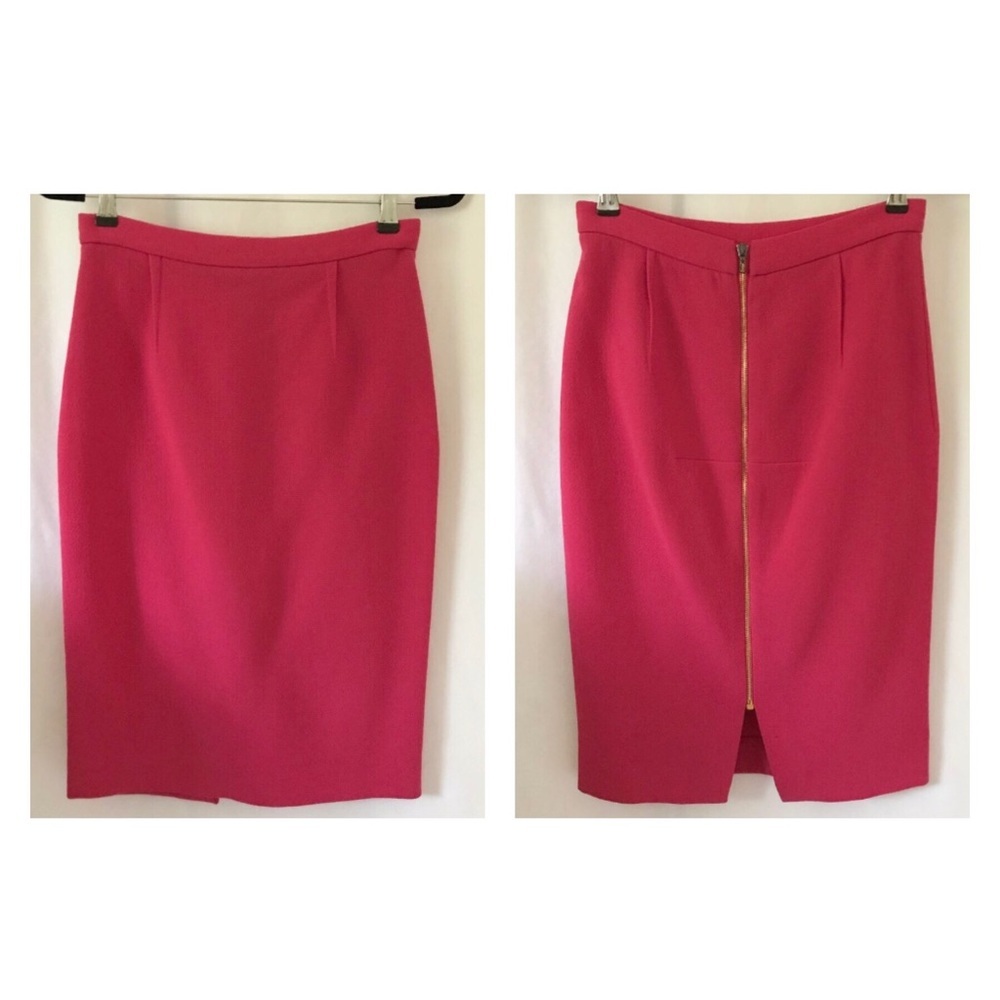 Roland Mouret Bright Pink Pencil Skirt